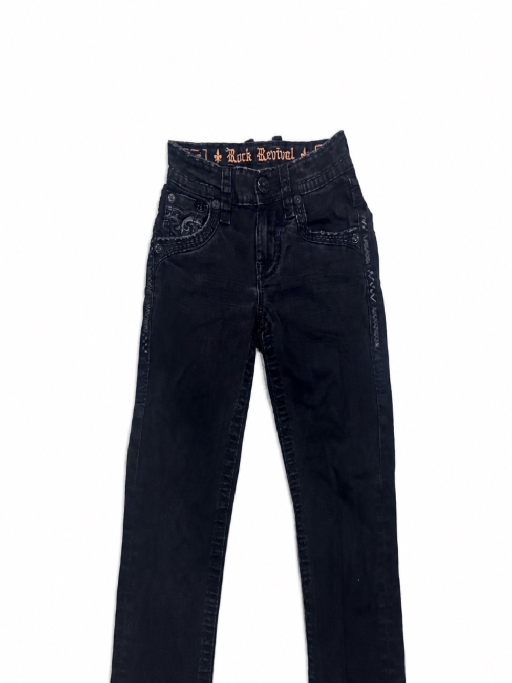 Rock Revival Satellite Slim Straight Jeans Size 24